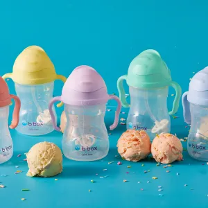 Hrnček so slamkou - GELATO pistáciová 240 ml