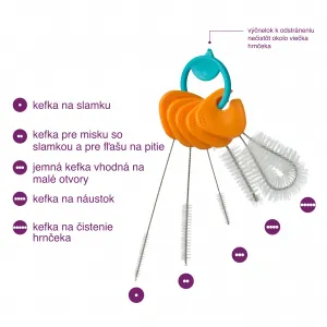 Súprava kefiek na čistenie