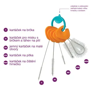Súprava kefiek na čistenie