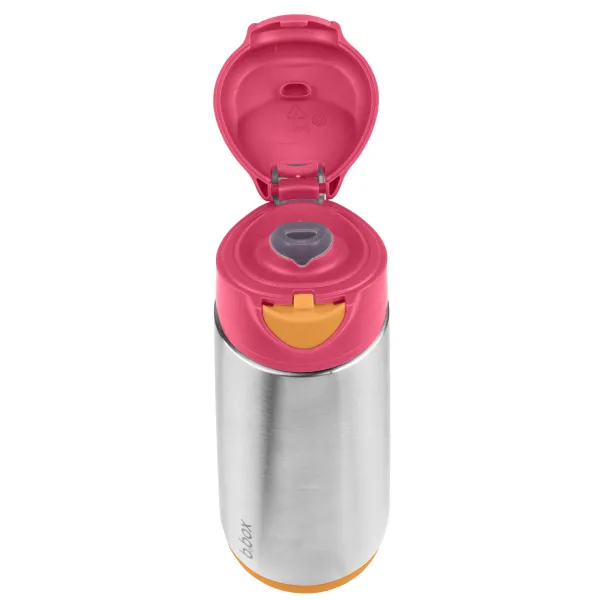 Termoska na pitie sport 500 ml - ružová/oranžová