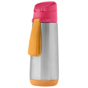 Termoska na pitie sport 500 ml - ružová/oranžová