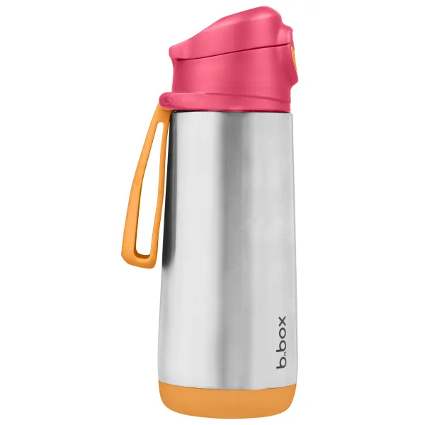 Termoska na pitie sport 500 ml - ružová/oranžová