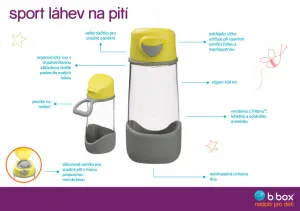 Sport fľaša na pitie 450 ml – emerald forest
