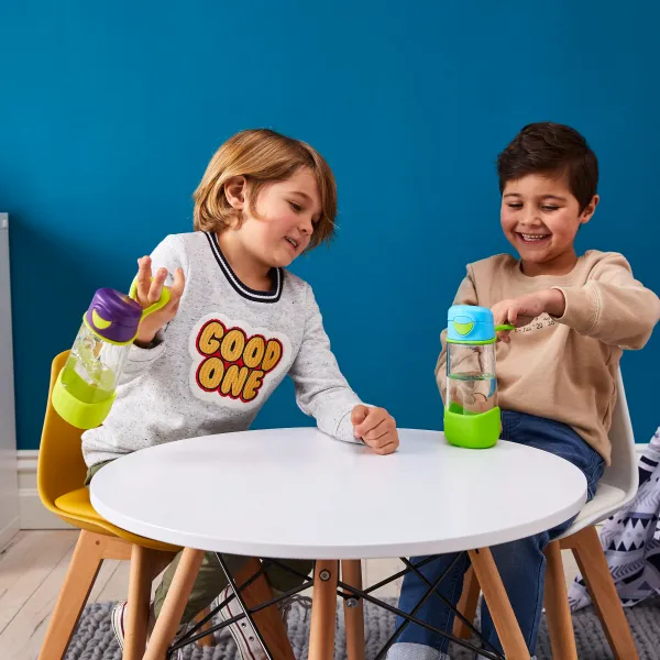 Sport fľaša na pitie 450 ml – modrá/zelená