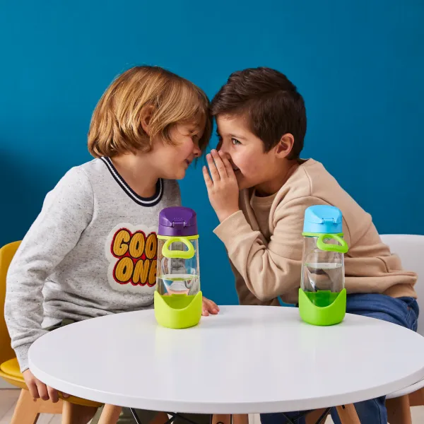 Sport fľaša na pitie 450 ml – modrá/zelená