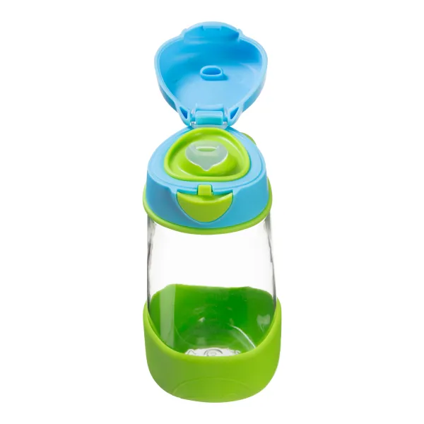 Sport fľaša na pitie 450 ml – modrá/zelená