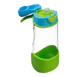 Sport fľaša na pitie 450 ml – modrá/zelená