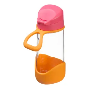 Sport fľaša na pitie 450 ml – ružová/oranžová