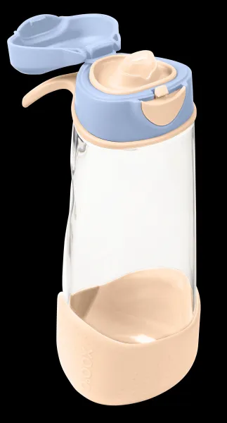 Sport fľaša na pitie 600 ml - broskyňová