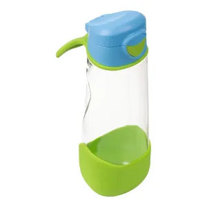 Sport fľaša na pitie 600 ml - modrá/zelená