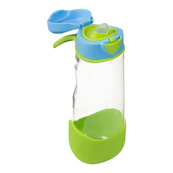 Sport fľaša na pitie 600 ml - modrá/zelená