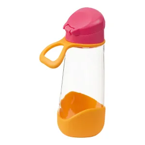 Sport fľaša na pitie 600 ml - ružová/oranžová