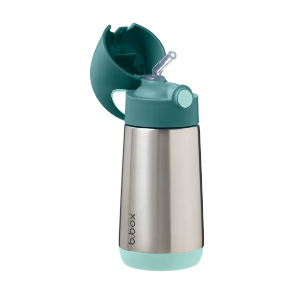 Termoska na pitie so slamkou 350 ml - emerald forest