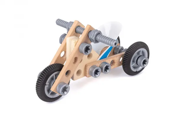 Mladý vynálezca - Zostav si svoju motorku - 37 ks