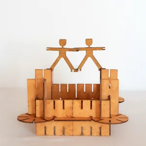 Stavebnica Creative design kit - prírodná