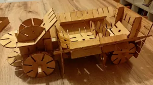 Stavebnica Creative design kit - prírodná