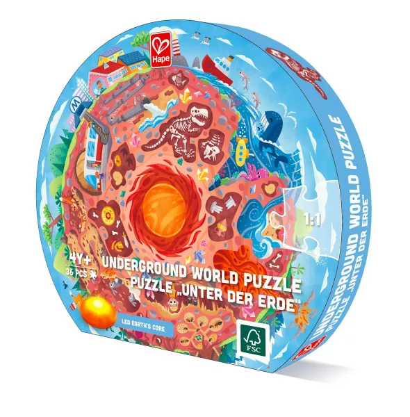 Puzzle - Podzemný svet - 36 ks