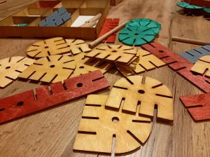 Stavebnica Creative design kit - farebná