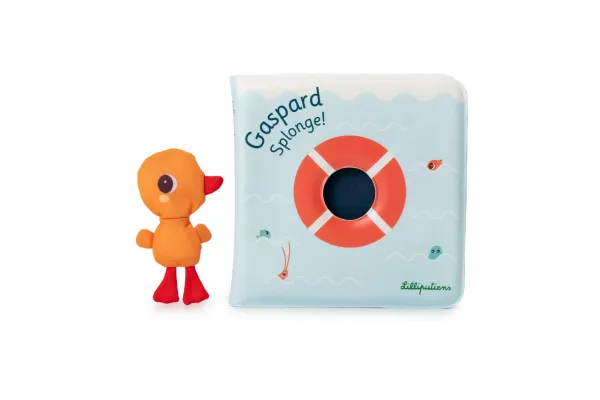 Lilliputiens - čarovná knižka do vane - káčer Gaspard
