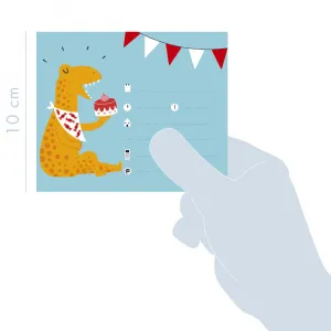 Pozvánky na detskú oslavu - Dinosaury