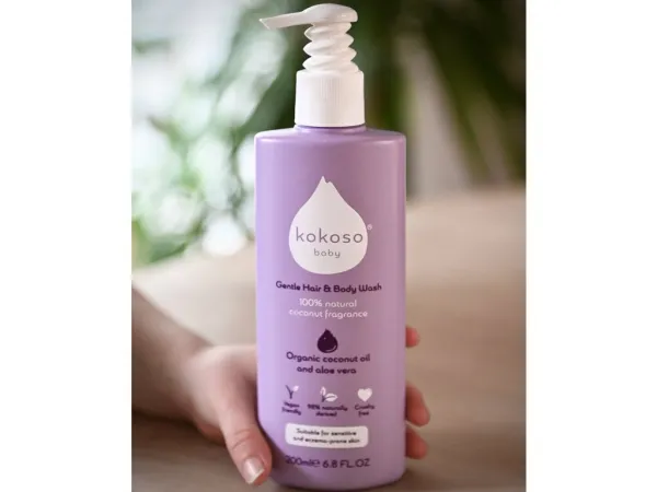 Kokoso Baby Jemný detský umývací gél na telo aj vlásky s parfumáciou 200 ml