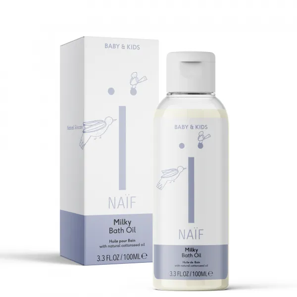 NAÏF Mliečny olej do kúpeľa pre deti a bábätká prírodný 100 ml