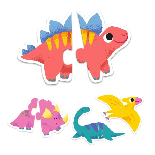 Djeco Duo Puzzle Dinosaury