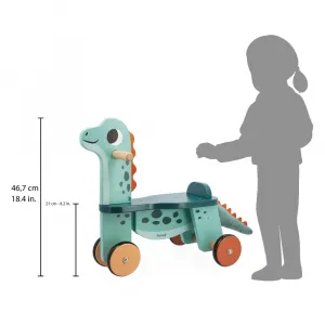 Drevené odrážadlo - dinosaurus