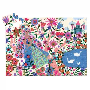 Puzzle - Princezná s pávom - 36 ks