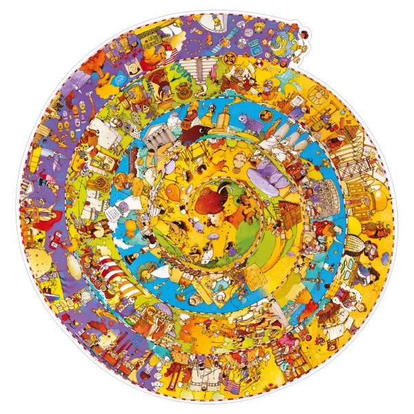 Vyhľadávacie puzzle s plagátom - História - 350 ks