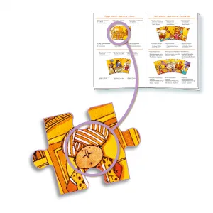Vyhľadávacie puzzle s plagátom - História - 350 ks