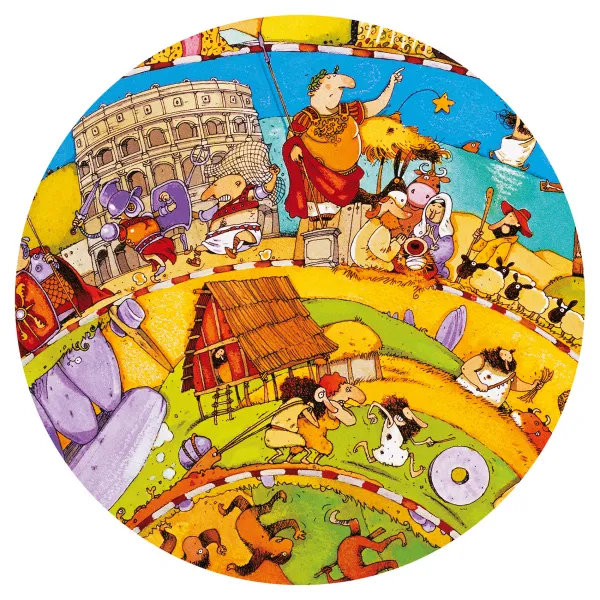 Vyhľadávacie puzzle s plagátom - História - 350 ks
