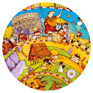 Vyhľadávacie puzzle s plagátom - História - 350 ks
