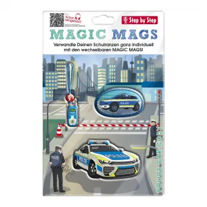 Doplnková súprava obrázkov MAGIC MAGS Police Car Cody