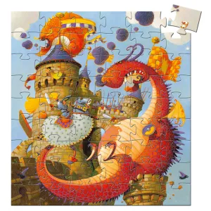 Puzzle - Rytier a drak - 54 ks