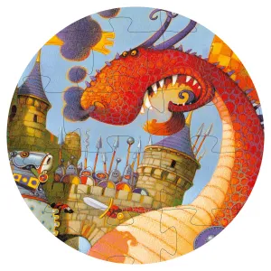Puzzle - Rytier a drak - 54 ks