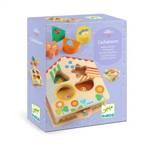 Drevený triediaci box - domček