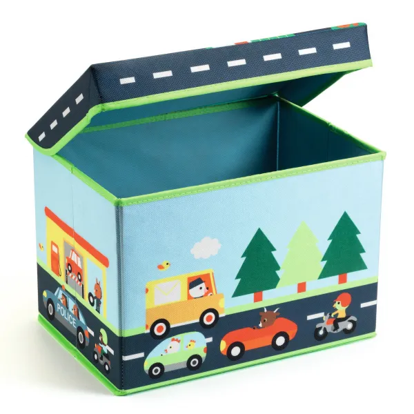 Úložný box na hračky - cestný okruh