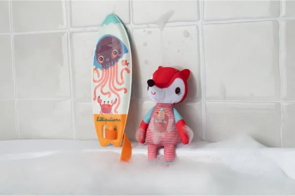 Lilliputiens - surferka líška Alice - magická hračka do vody
