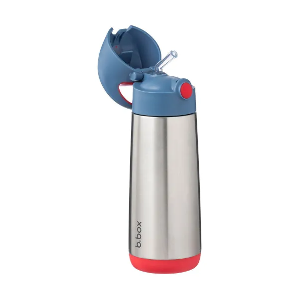 Termoska na pitie so slamkou 500 ml - blue blaze