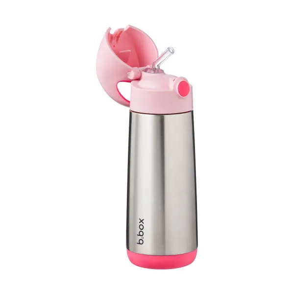 Termoska na pitie so slamkou 500 ml - flamingo fizz