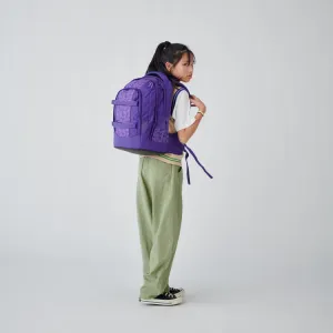 Študentský batoh Ergobag Satch Pack – Bright Faces - reflexný