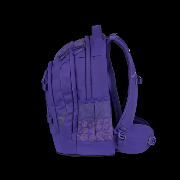 Študentský batoh Ergobag Satch Pack – Bright Faces - reflexný