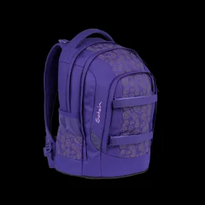 Študentský batoh Ergobag Satch Pack – Bright Faces - reflexný