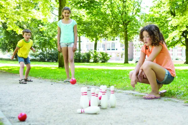 Bowling - červená & biela