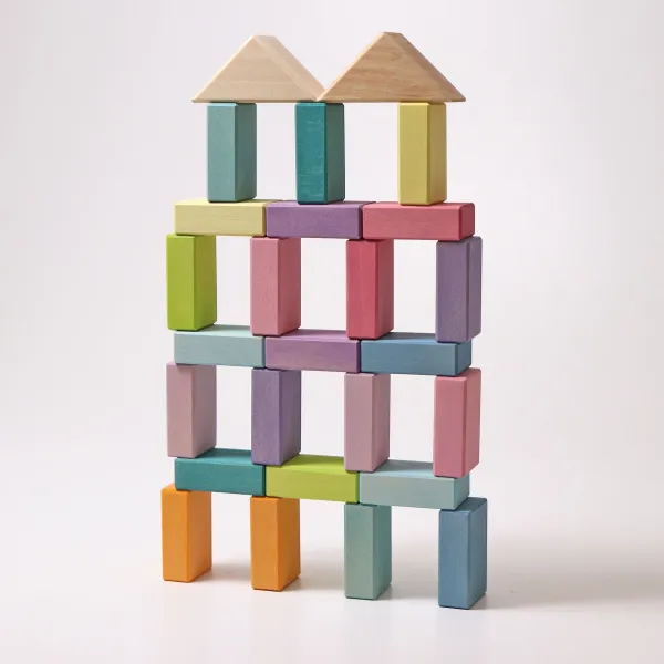 Grimm's - Detské kocky - Pastel duo