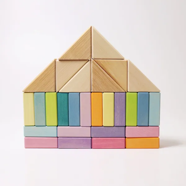 Grimm's - Detské kocky - Pastel duo