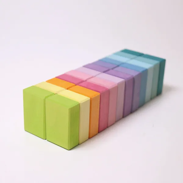 Grimm's - Detské kocky - Pastel duo