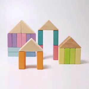 Grimm's - Detské kocky - Pastel duo