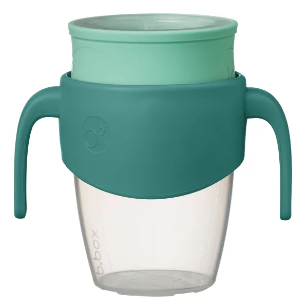 360° netečúci učiaci hrnček 250 ml - emerald forest